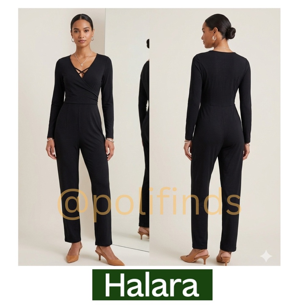 HALARA Black L/S Corporate WorkCore Casual Women’s Size XS Jumpsuit
